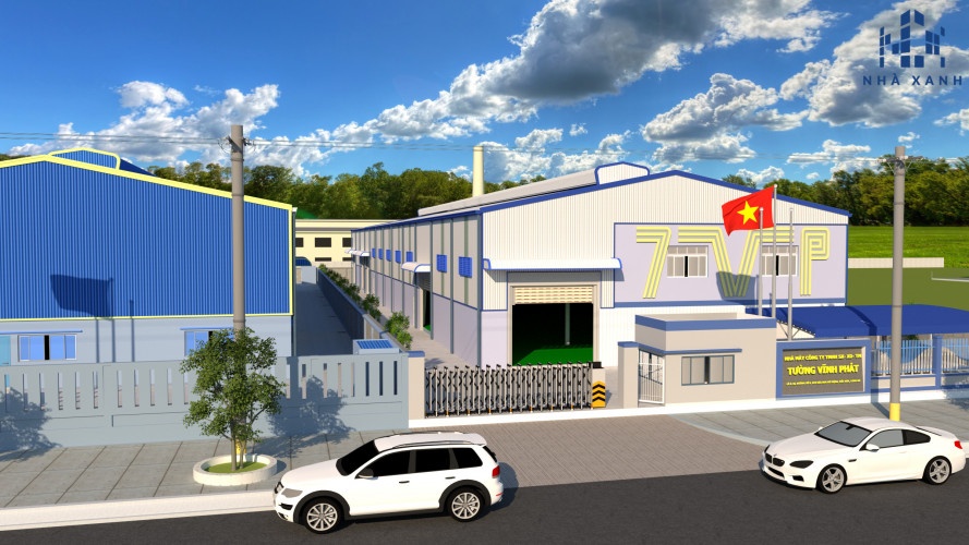 thi công nhà xưởng khung thép tiền chế