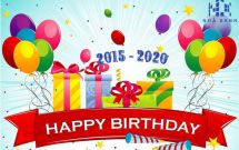 Công ty xây dựng Nhà Xanh gửi thư cảm ơn nhân dịp sinh nhật 5 năm thành lập