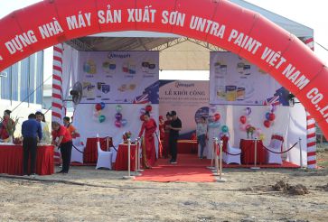 Khởi công xây dựng nhà máy UNTRA PAINT VIỆT NAM